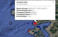 Σεισμός 5 Ρίχτερ «ταρακούνησε» τη Μυτιλήνη