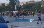 Θεσσαλονίκη: Ένταση σε πορεία αντεξουσιαστών - Επιτέθηκαν σε περαστικό με τατουάζ σβάστικα